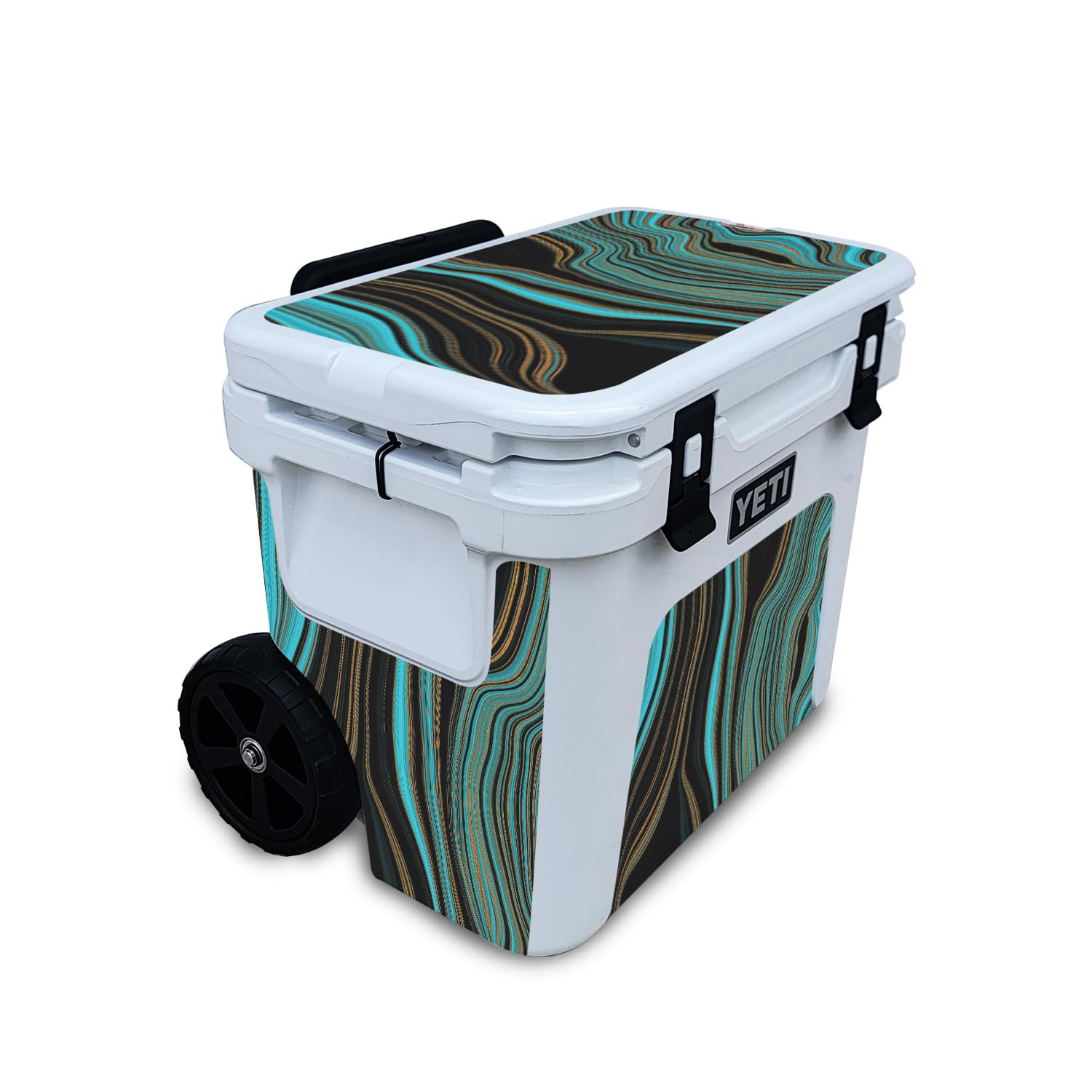 Skin Compatible with Yeti Roadie 32 Wheeled Cooler - Blue Canyon - Premium 3M Vinyl Protective Wrap Decal Cover - Easy to Apply | Crafted in The USA by MightySkins