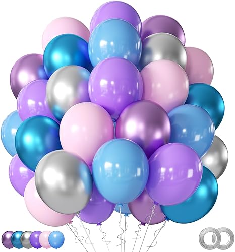 Miniatura 7 de Globos - Juego de 50 guirnaldas de globos, globos negros de 12 pulgadas y globos rojos, con globos rojos y negros, globos de confeti, globos de
