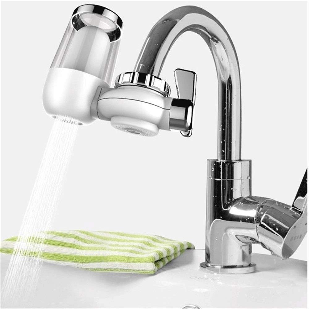 JSEIAJB Faucet Water Purifier - Faucet Water Filter Stainless-Steel Reduce Chlorine High Water Flow, Water Purifier with Adsorptive Material