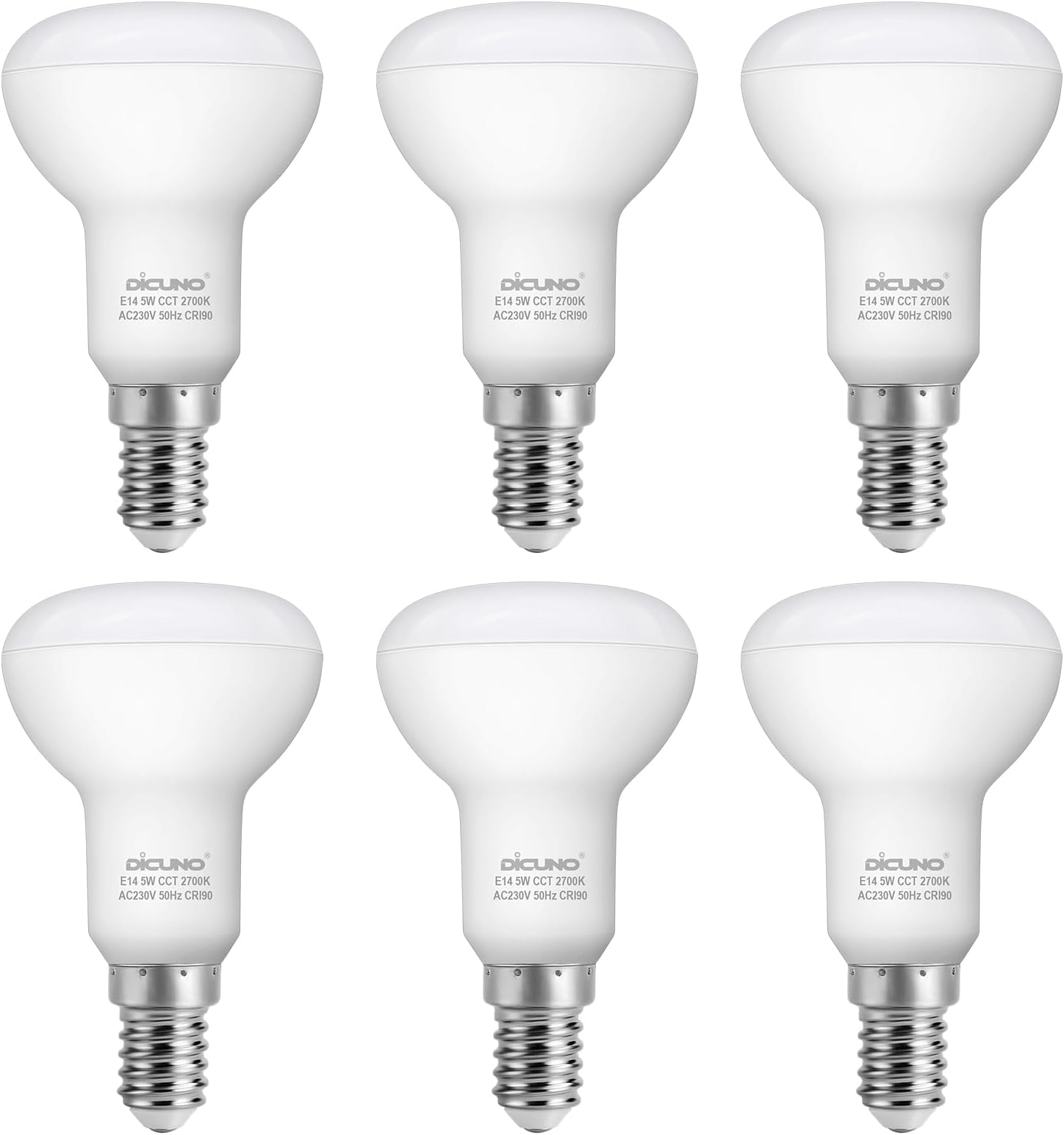 Ampoule Led Gu10, Ampoule Gu10 4W Blanc Chaud 2700K, Équivaut 50W