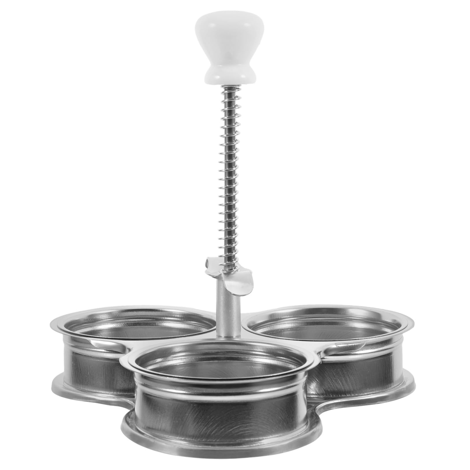 ABOOFAN Stainless Steel Egg Boiler Poached Egg Cups for Quick Breakfast Cooking Versatile Use at Home Office Outdoors Effortless Egg Preparation for Any Meal