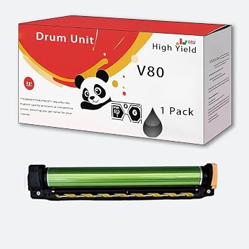 V80 Drum Unit Compatible for Xerox 013R00676 013R00674 Versant 2100 3100 80 Press Printer,Easy Installation Good Partner at Work Black
