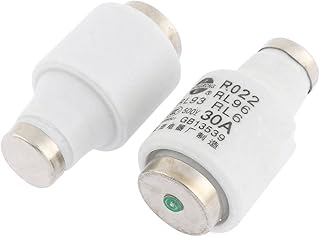 Aexit R022 500V Fuses 30A Ceramic Tube Screw Fuse Fuse Links Links 2Pcs