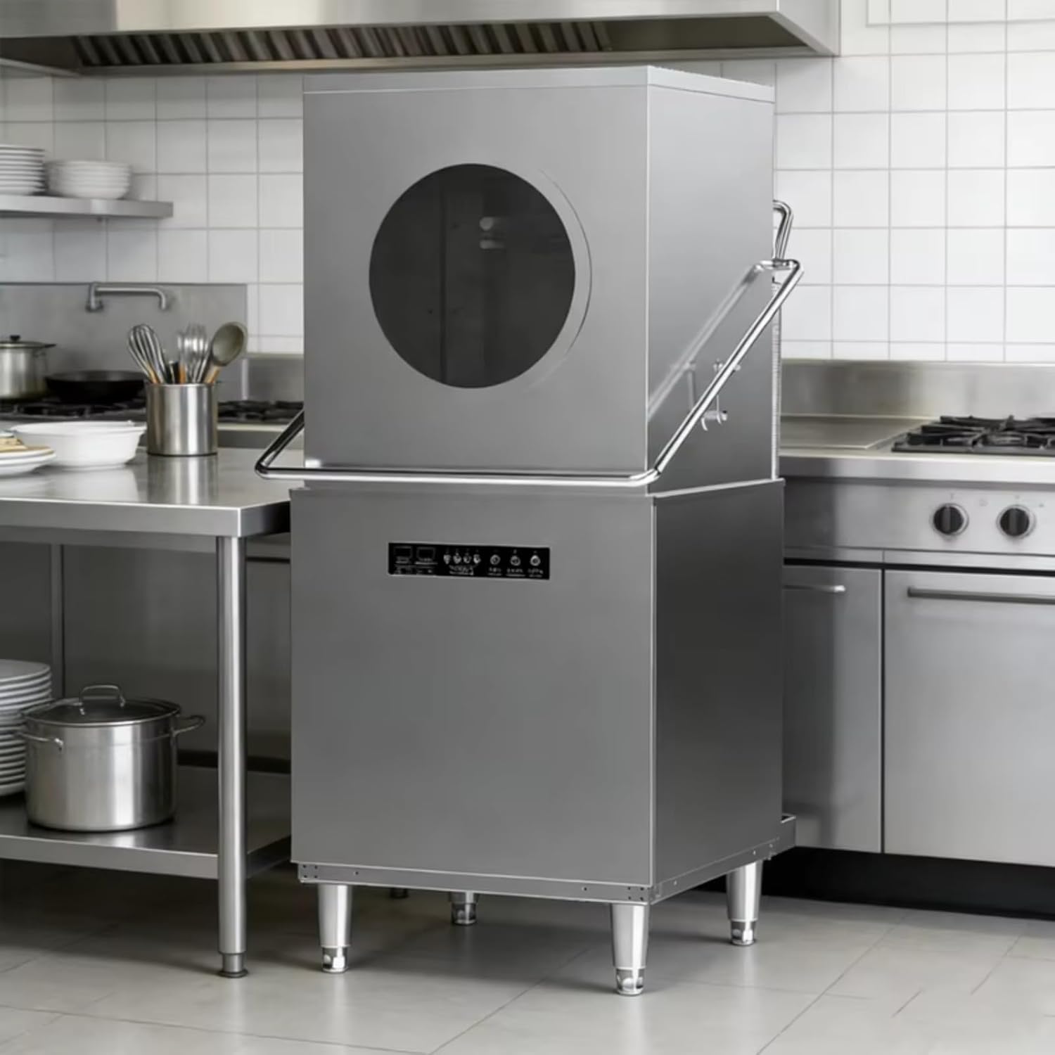 Automatic Dishwasher Freestanding Design Large Capacity Energy Saving Quiet Operation Multi Cycle Cleaning Fast Wash and Dry Feature Suitable for Family Kitchen Daily Use