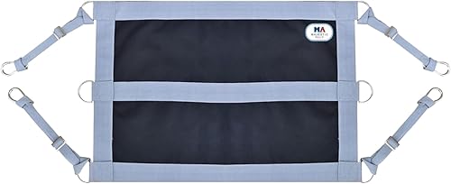 Miniatura 9 de Majestic Ally 1200D 29"x19" - Protector de caballo con correas de longitud reemplazables y ajustables y accesorios reemplazables (azul rey negro)