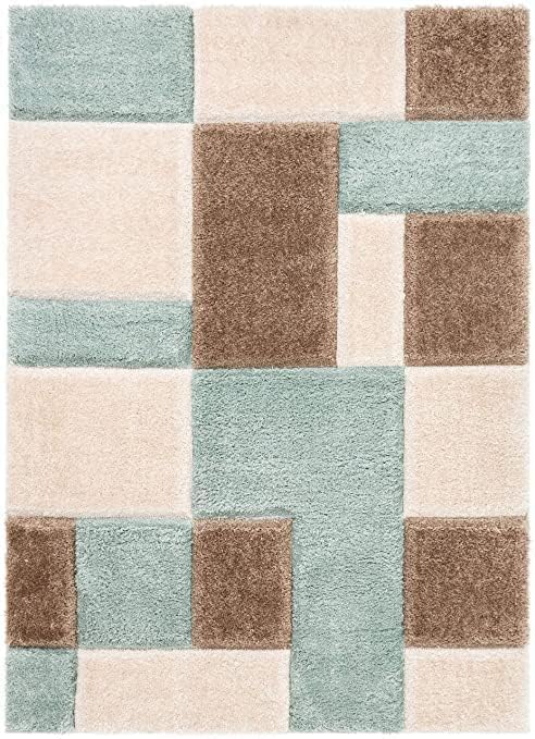 Image of Carpet for Living Room 5X7 FEET Modern Soft Shaggy Carpet Thick, Fluffy & 2 inch Pile Shag Rug for Your Kids Room, Bedroom & Livingroom (Multi D)