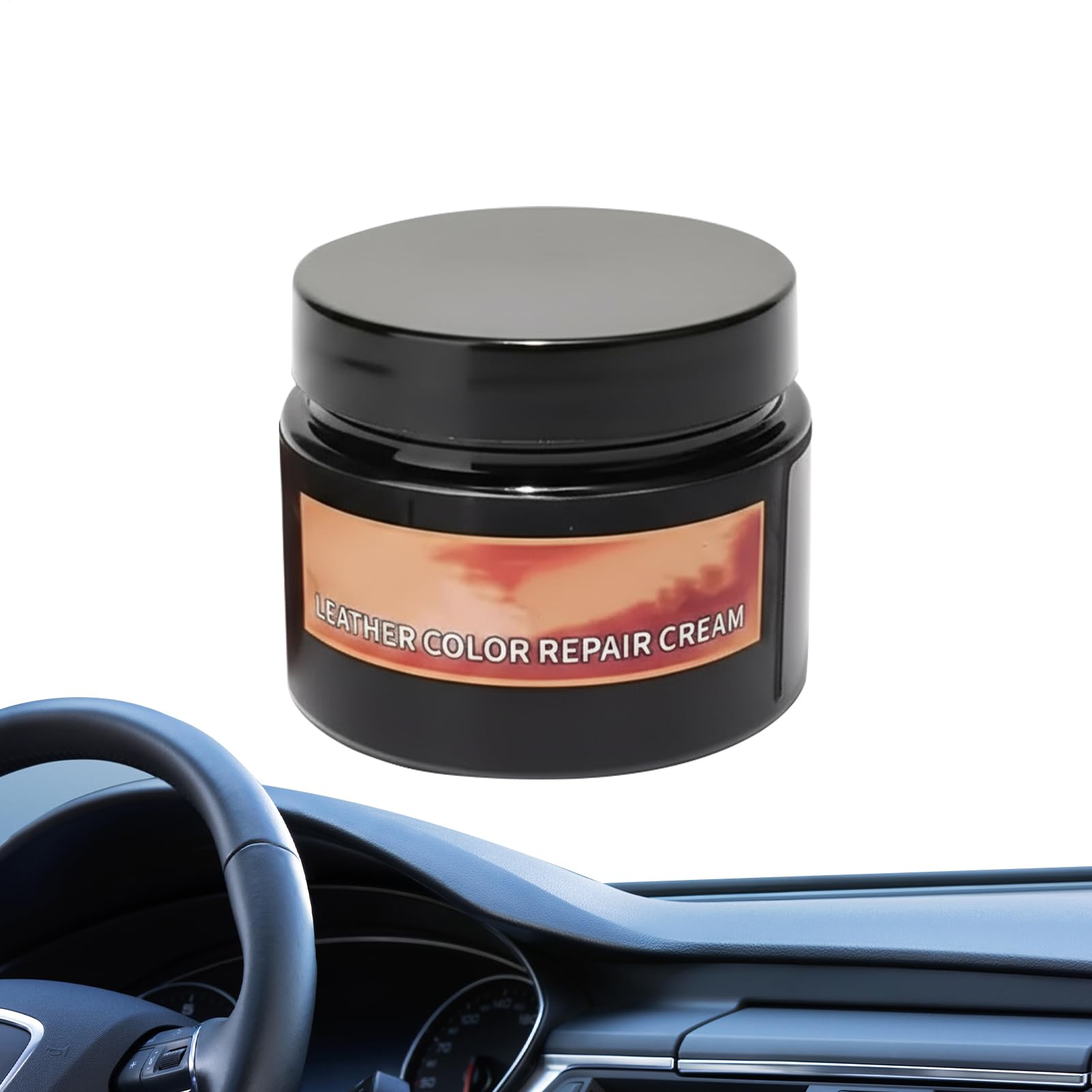 Ripristinatore del Volante - Pasta per la Manutenzione e Il Restauro degli Autoveicoli | Riparazione dei per Il Volante in Pelle | per Finiture Sedile Console Centrale Porta