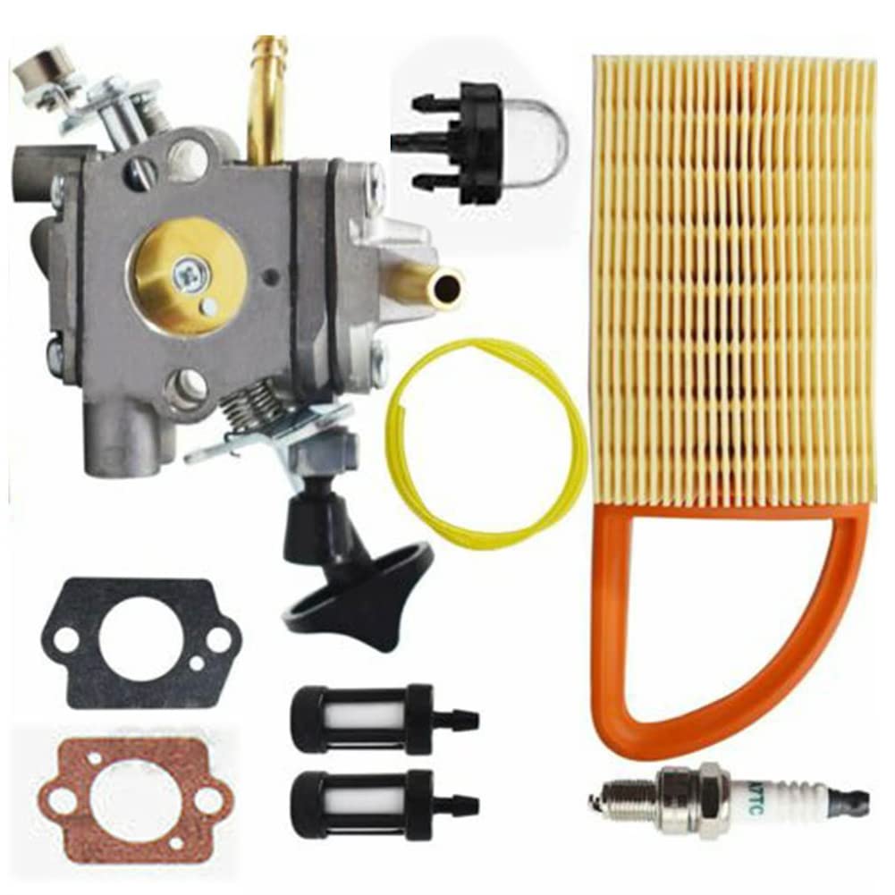 Kit de carburador de sopladores de hojas compatible con Stihl BR500 BR600 BR550 equipo de soplador de mochila, filtro de aire, juntas de línea de combustible, juego de bombillas de imprimación