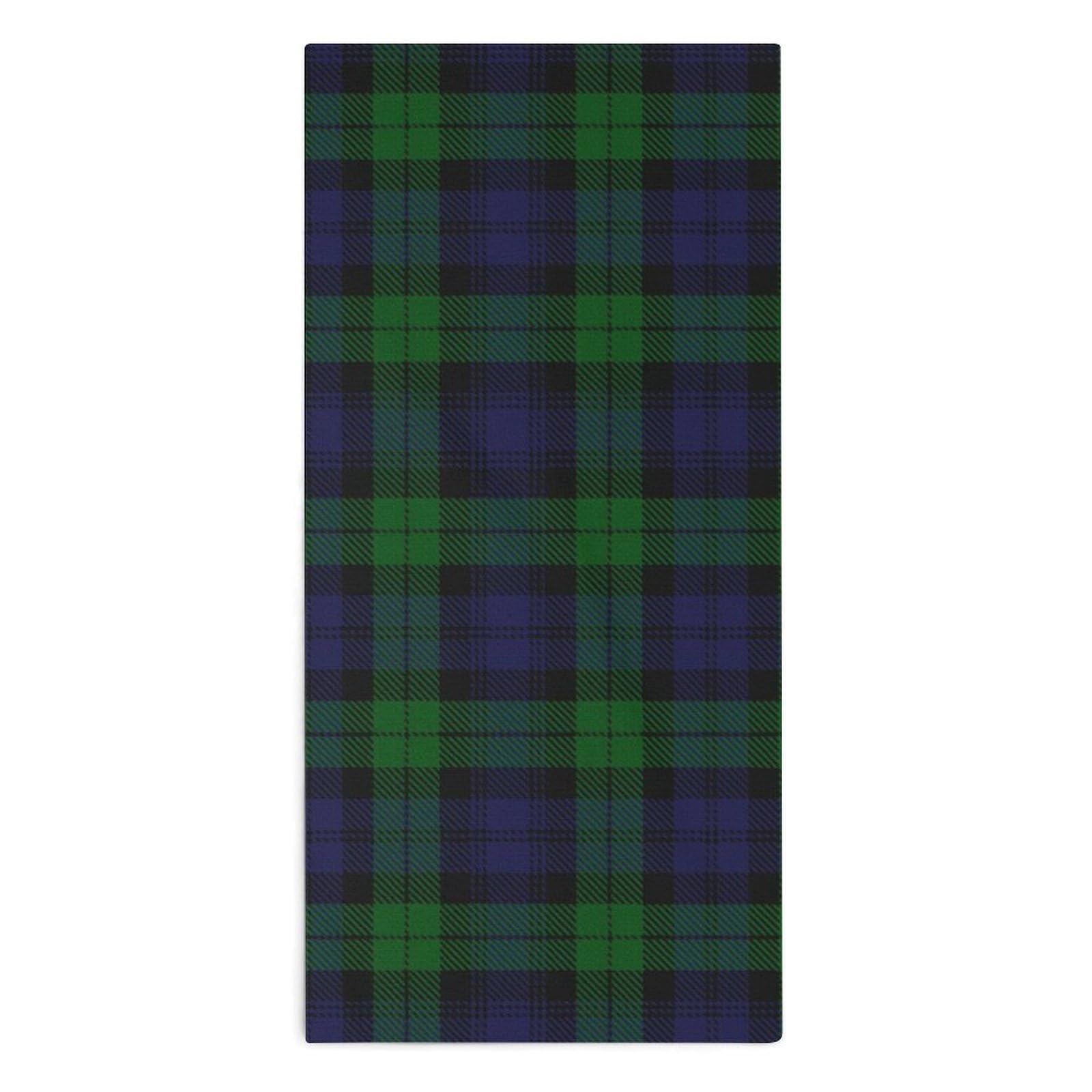 NCLQVJXZKHW Black Watch Plaid Hand Towels Soft Face Towel Gym Bathroom Travel Hotel 13"x28"