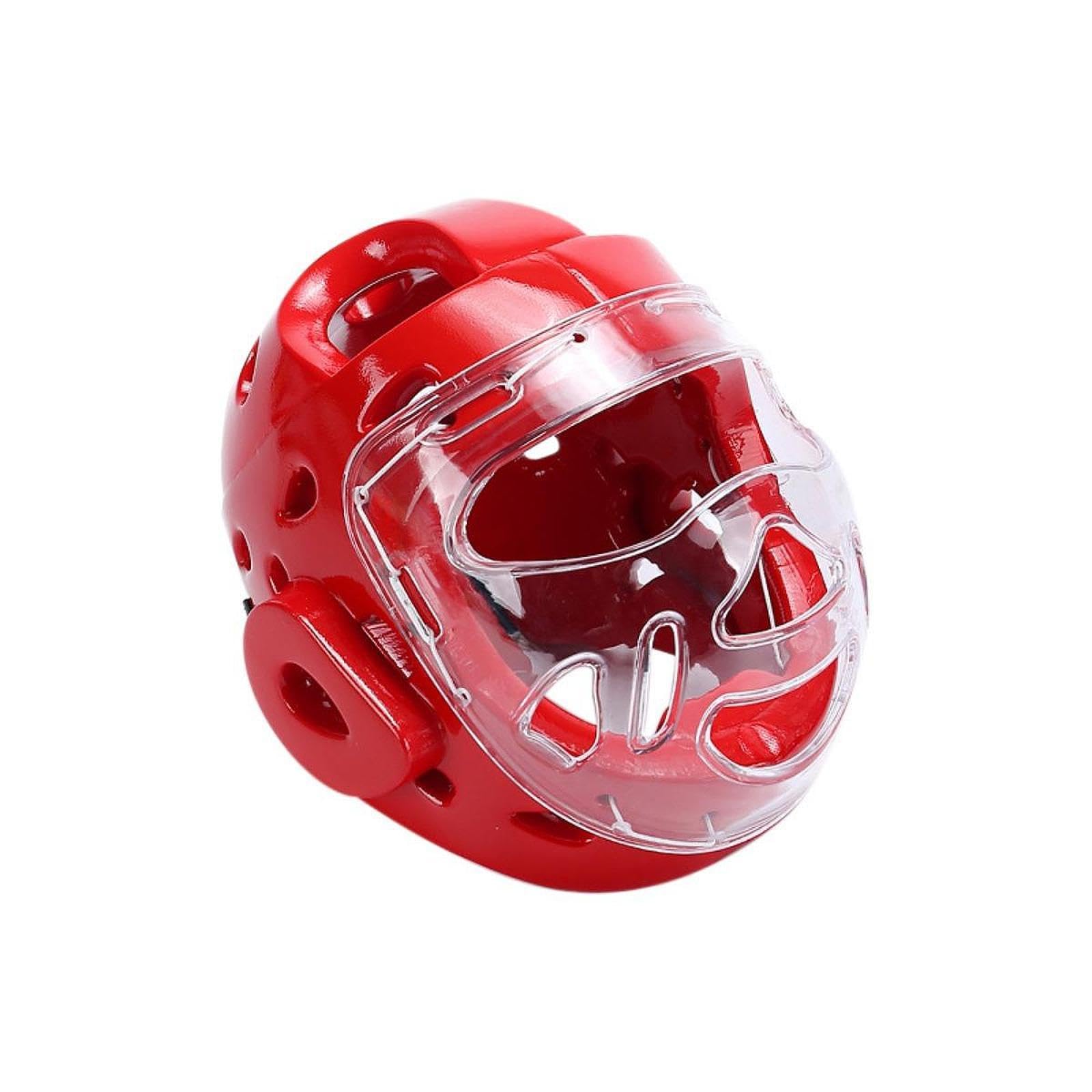 Casco con Copertura Facciale Ventilata Imbottitura Struttura Leggera Regolazione Facile Materiale Durevole NBR PP Adatto a Bambini Adulti R
