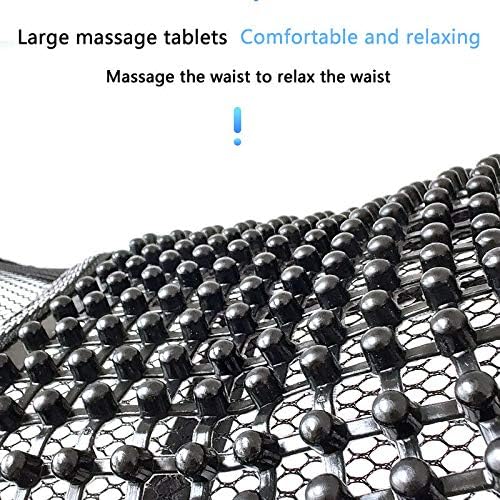 Miniatura 9 de Increíble cojín de ventilación de malla trasera lumbar soporte coche oficina casa silla asiento negro durable