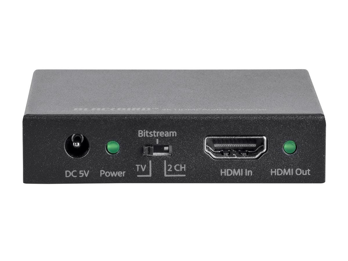 Monoprice Blackbird - Extractor de audio HDMI 4K, 18 Gbps, HDCP 2