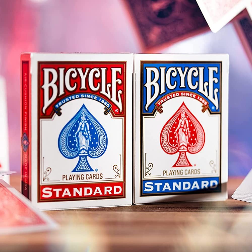 MilesMagic Bicycle Standards Set Of 2 Playing Cards (Red & Blue) Edition Poker Magic Rider Back Decks for Teen (B0BB81LF4V) Amazon Price History, Amazon Price Tracker