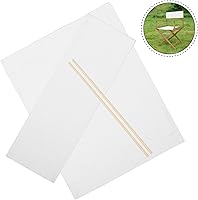 Vista 4 de 1 juego de funda de asiento de lona de repuesto para silla plegable, sillas de camping de malla transpirable, fácil de transportar, reparación