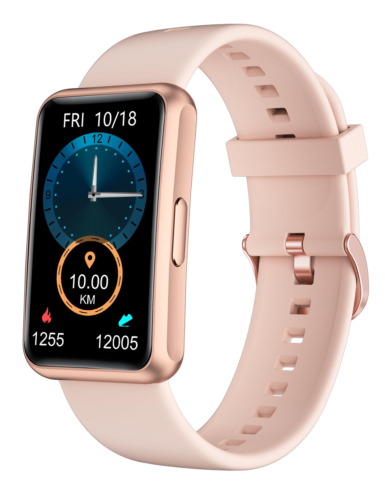 Schrittzähler Uhr (Ohne App/Ohne Handy) 1,47'' Screen Einfach Fitness Tracker Smartwatch mit Kalorienzähler Schlafmonitor Stoppuhr Wasserdicht Timer Gehen Laufen Fitnessuhr für Senioren/Männer/Frauen