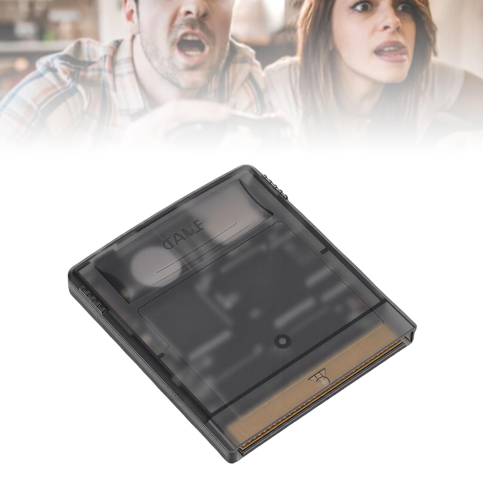 Tonysa Cartuccia Flash per Gameboy, Cartuccia Multi Gioco Compatibile con Gameboy Color/GBA/GBA SP/Pocket, con Porta USB e 8 GB di Spazio di Archiviazione per Backup di Giochi e (Nero