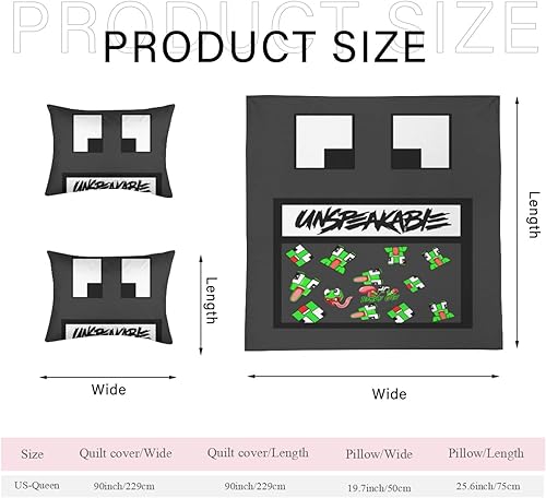 Miniatura 5 de TOYOCC Juego de ropa de cama de 3 piezas con diseño de rana, tamaño individual, Queen de 90 x 90 pulgadas, divertido y bonito, juego de ropa de cama