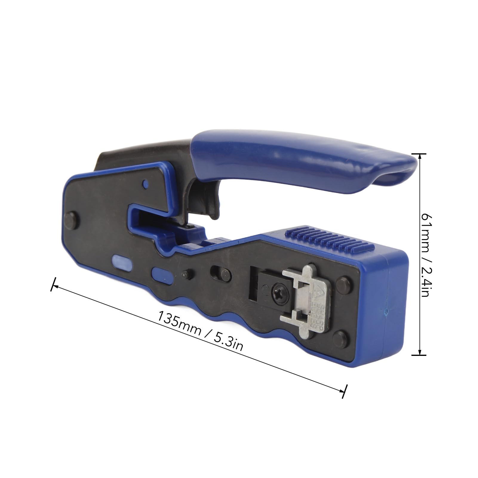 Testeur de câble réseau, Kit de sertissage RJ45, dénudeur de fil, connecteurs de passage pour Installation réseau
