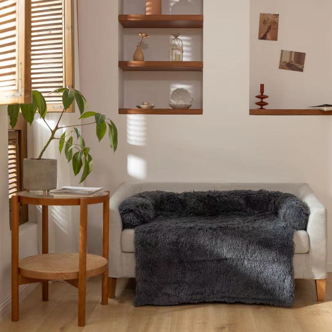 Canapé-lit orthopédique pour chien, coussin apaisant en peluche douce pour chiens de grande et moyenne taille
