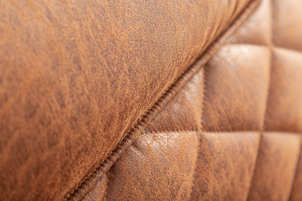 invicta INTERIOR Retro Lounge Sessel Mustang Lounger antik Hellbraun Esszimmersessel Stuhl Besucherstuhl