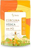 Cúrcuma Védica Souly Pura Orgânica Com Pimenta Preta 60g Pó