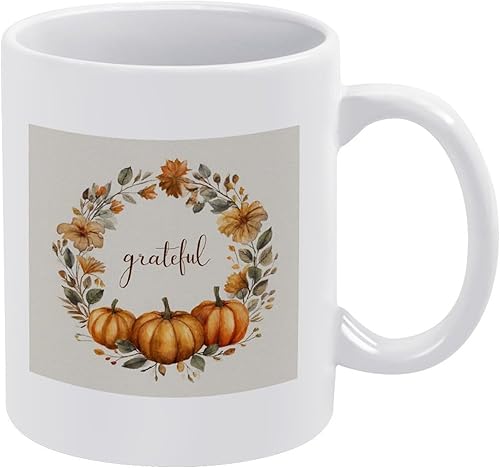 Miniatura 15 de Tazas de café Golden Retrievers con calabazas y hojas, taza para café, temporada de cosecha de otoño, vintage, Acción de Gracias, Día de la Madre,