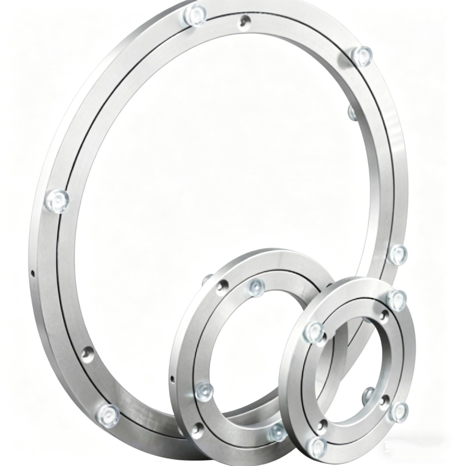 1pcs，Household Round Table Rotating Bearing，Table Turntable，turntable Bearing ，Smooth Swivel Plate Hardware(250mm (10 inches))