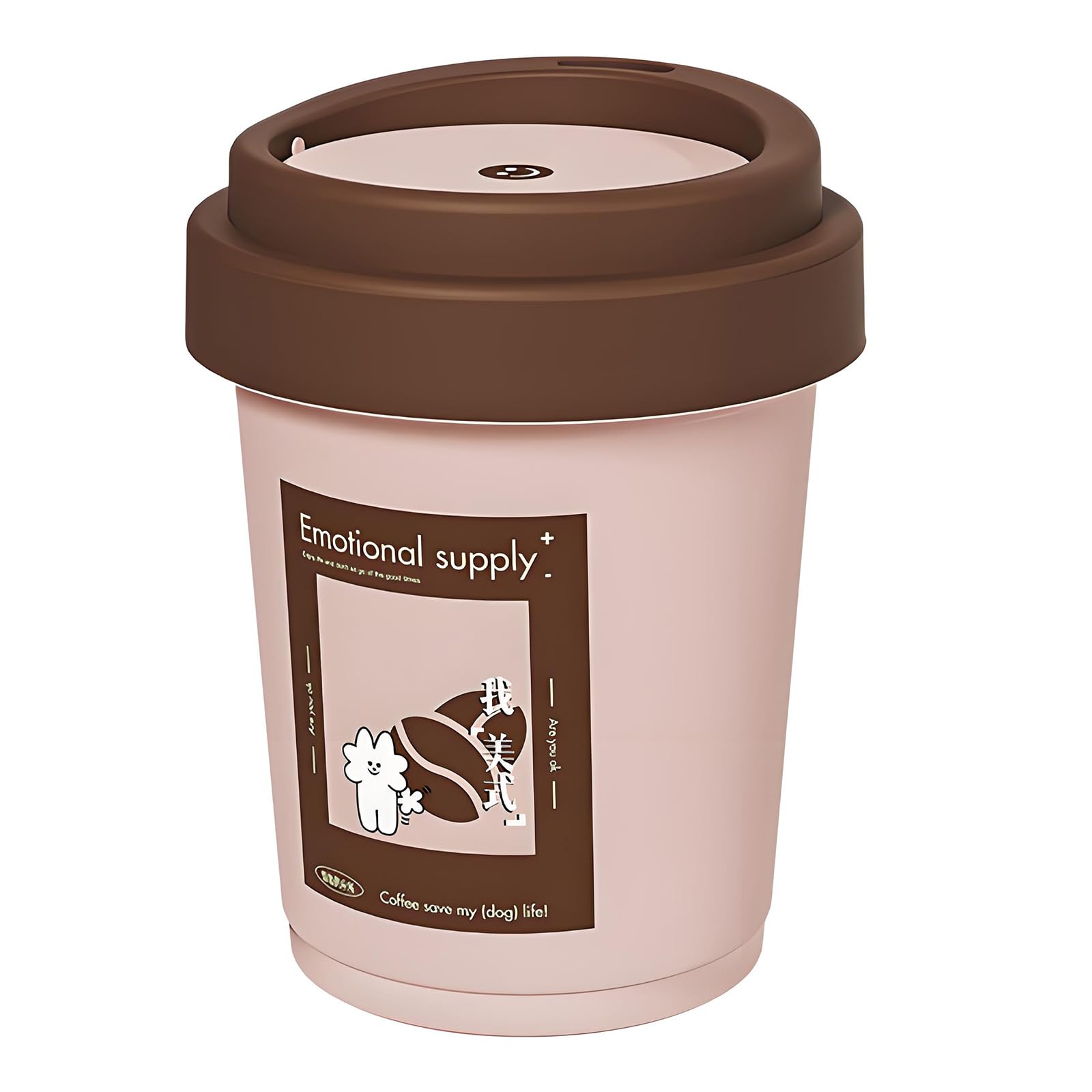 Xjdzineq Space Saving Auto Open Trash Can with Swing Lid Large Capacity Waste Bin Garbage Container for Kitchen Small Space Trash Bin
