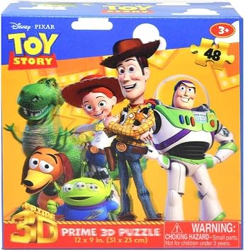 Disney Pixar Toy Story Prime 3D Puzzle, 48 Pieces, 12 x 9 in, Ages 3+