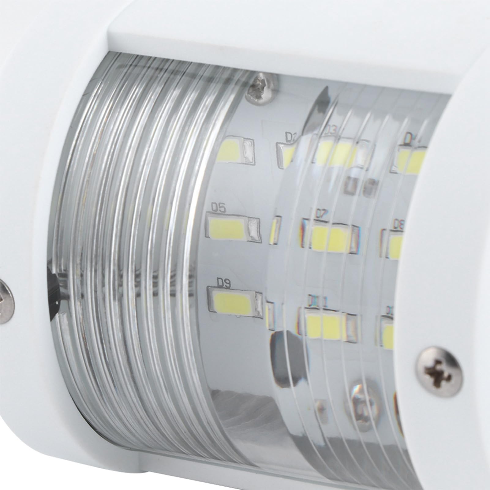 Luce di navigazione a LED marina, 12V/24V 135 gradi Luce di segnalazione sostituzione per barca 5W IP66 Lampada sostituzione per albero di navigazione a LED sostituzione per crociere in barca pesca