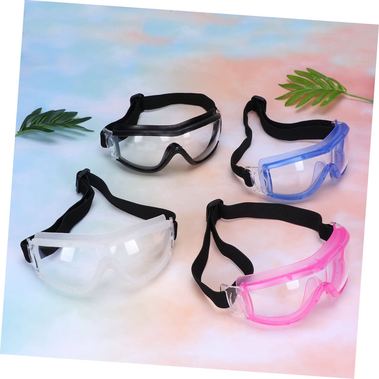 Gafas de Ciclismo Protectoras 4 Piezas PC para Exterior