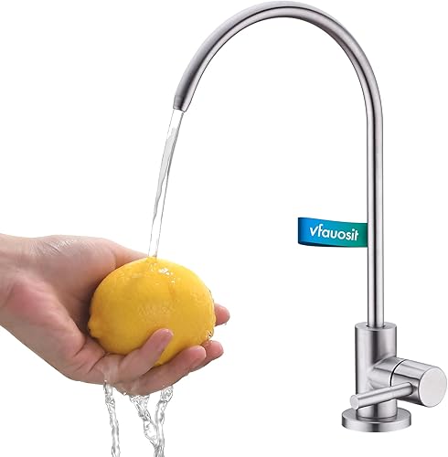 VFAUOSIT - Grifo de agua potable para el fregadero de la cocina, de acero inoxidable, filtro de agua, ósmosis inversa o sistema de filtración, sin