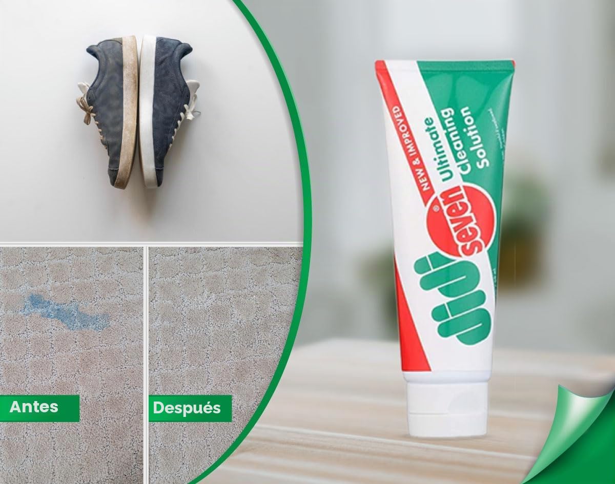 Didi Seven - Quitamanchas universal multiusos - Solución de limpieza de manchas ultrarresistente - Seguro en la mayoría de las telas (paquete de 2, tubos de 2 oz)