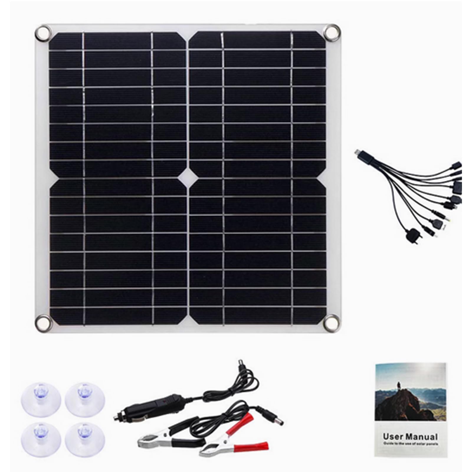 500W Panneau Solaire Haute-Efficacité 12 V/18 V Ménage Système Photovoltaïque avec Contrôleur Camping Room Véhicule Et Navire Cellule Solaire
