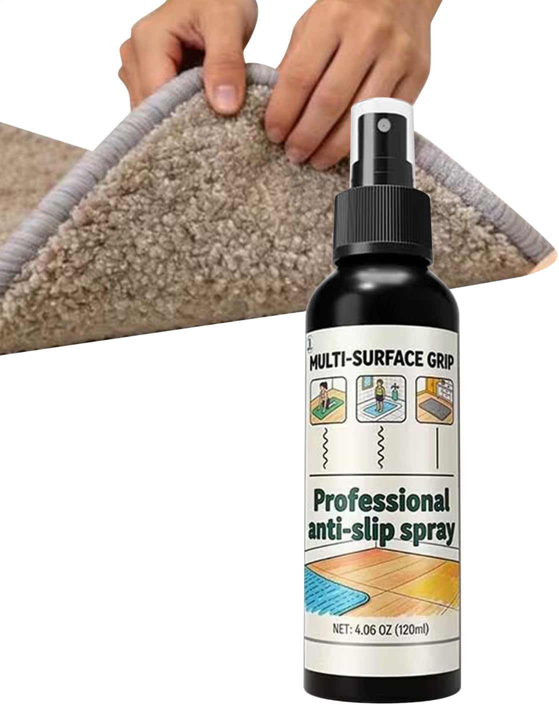 Yoga Mat Cleaning Spray 120ml Natural Deep-Cleansing