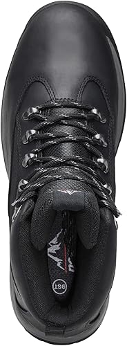 Miniatura 5 de NORTIV 8 Botas de trabajo de seguridad con punta de acero para hombre, suela de goma antideslizante