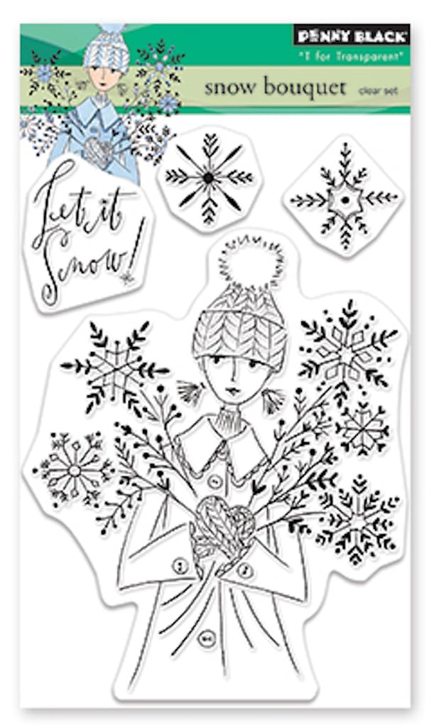 Penny Black Clear Stamps - Snow Bouquet 31-020