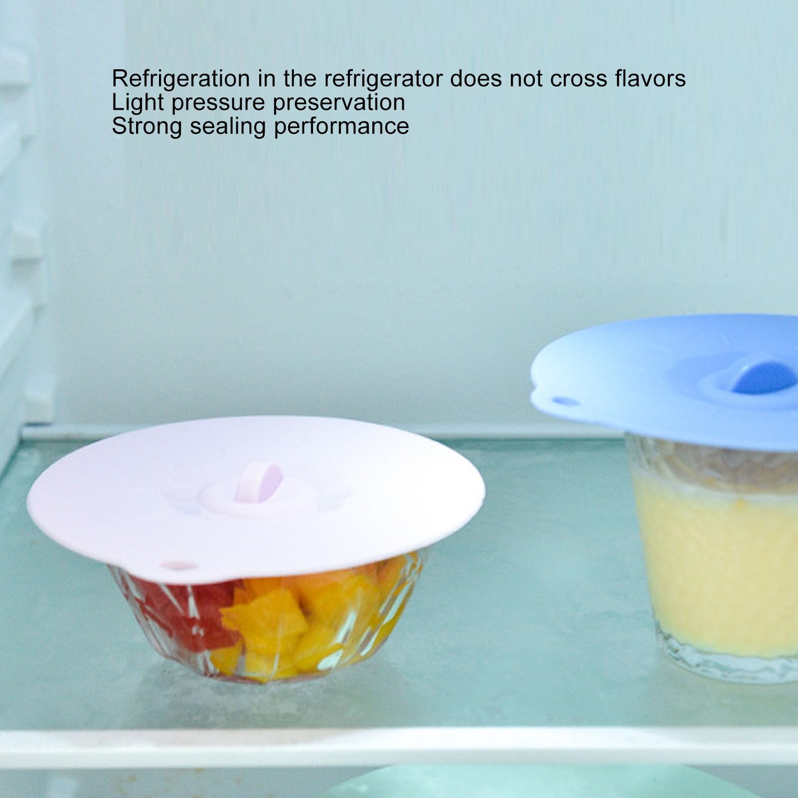 Flexibele Siliconen Deksel - 6 stuks - Herbruikbare Vacuüm Lids