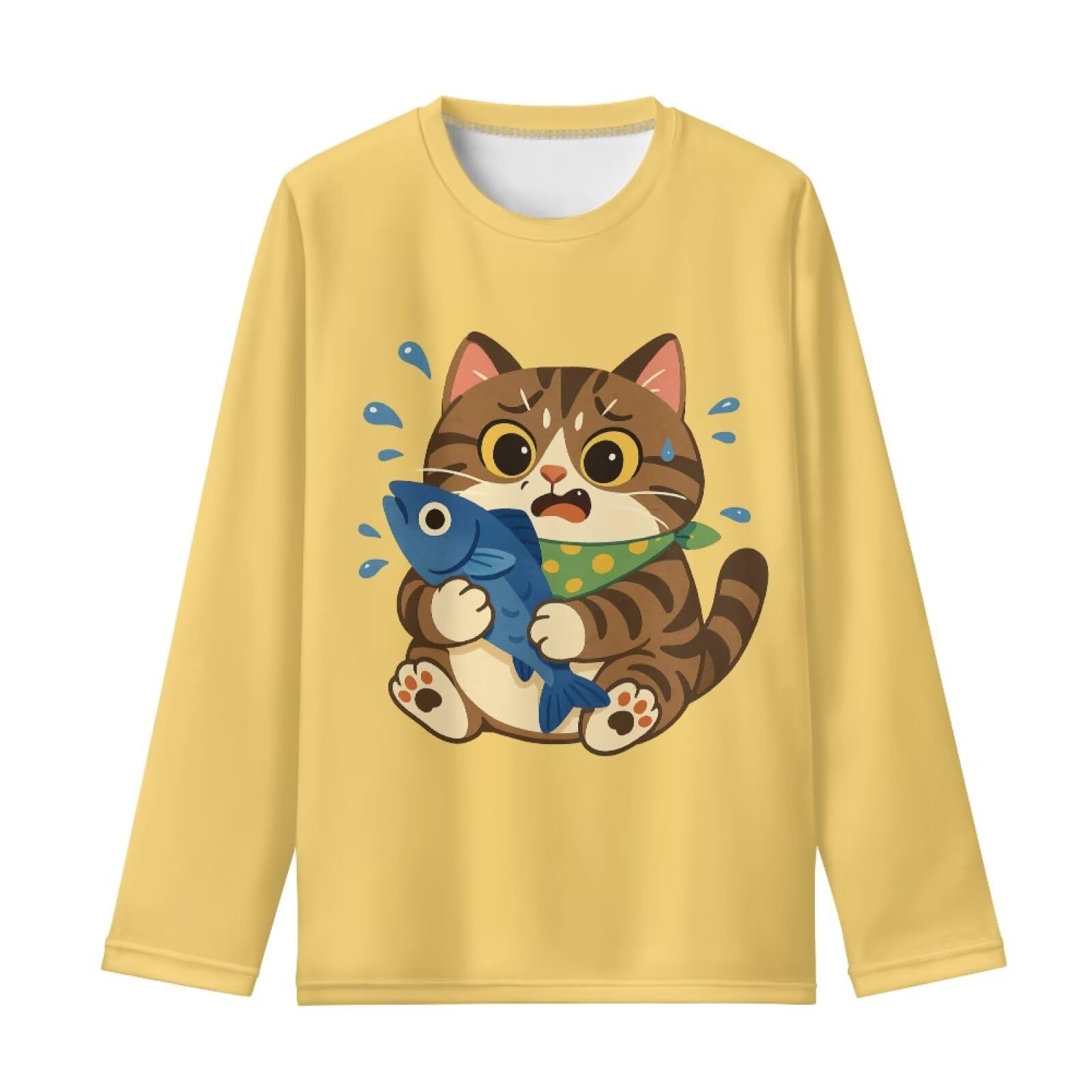 Long Sleeve Shirts for Girls Casual Crewneck Tops Fall Winter Outfits for 3-16 Years Old