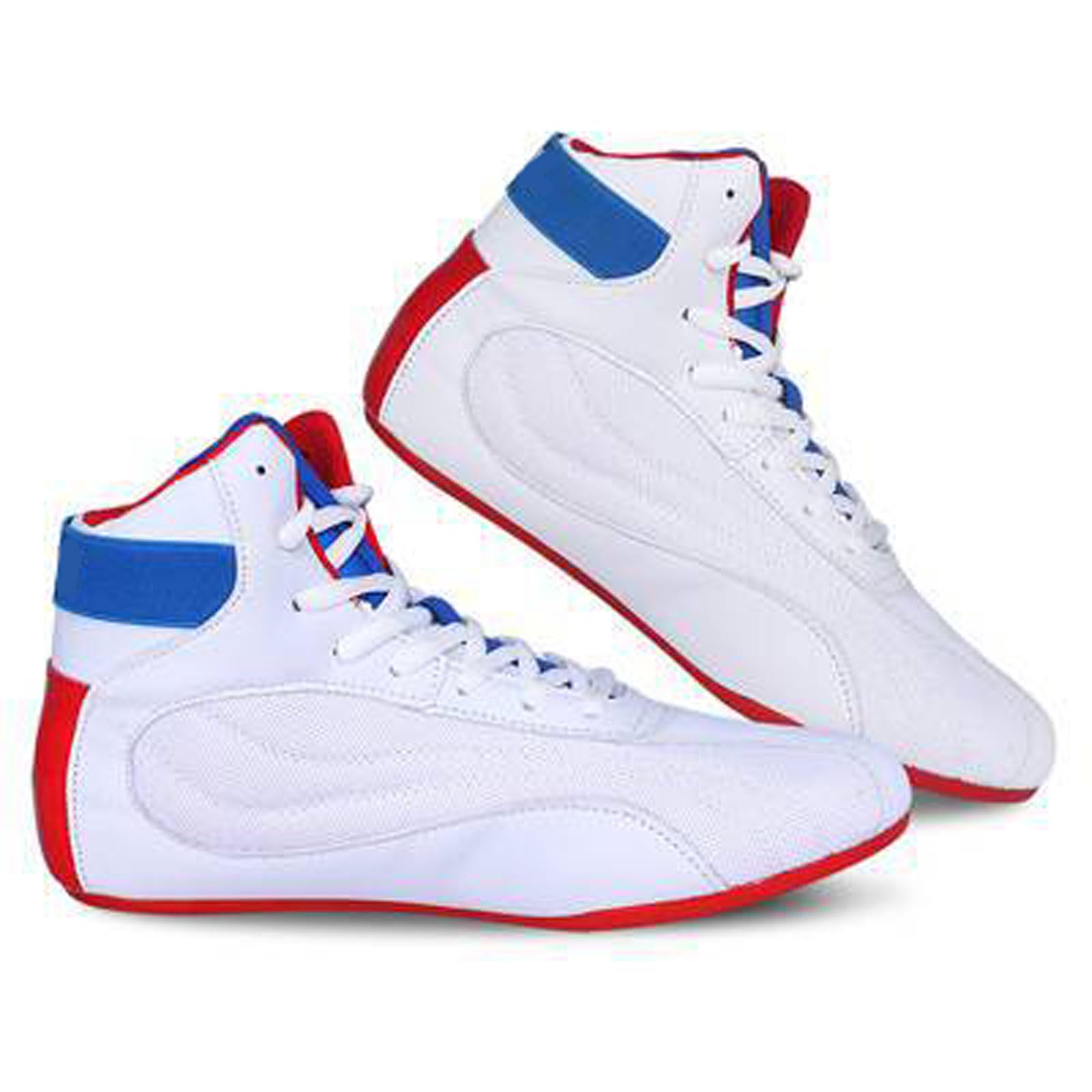 BlissbuiltMen'S Boxing Shoes Professional Wrestling Shoes Fitness Training Professional Shoes Wrestling Boxing Shoes Non-Slip Lightweight Suitable For Wrestling,Boxing And Weightlifting