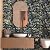 Laatse Dark Blue Leaf Wallpaper Peel and Stick Dark Floral Wallpaper for Bedroom Vintage Leaf Contact Paper Waterproof Self Adhesive Boho Floral Wall Paper for Bedroom Walls Countertop 17.5in x 118in