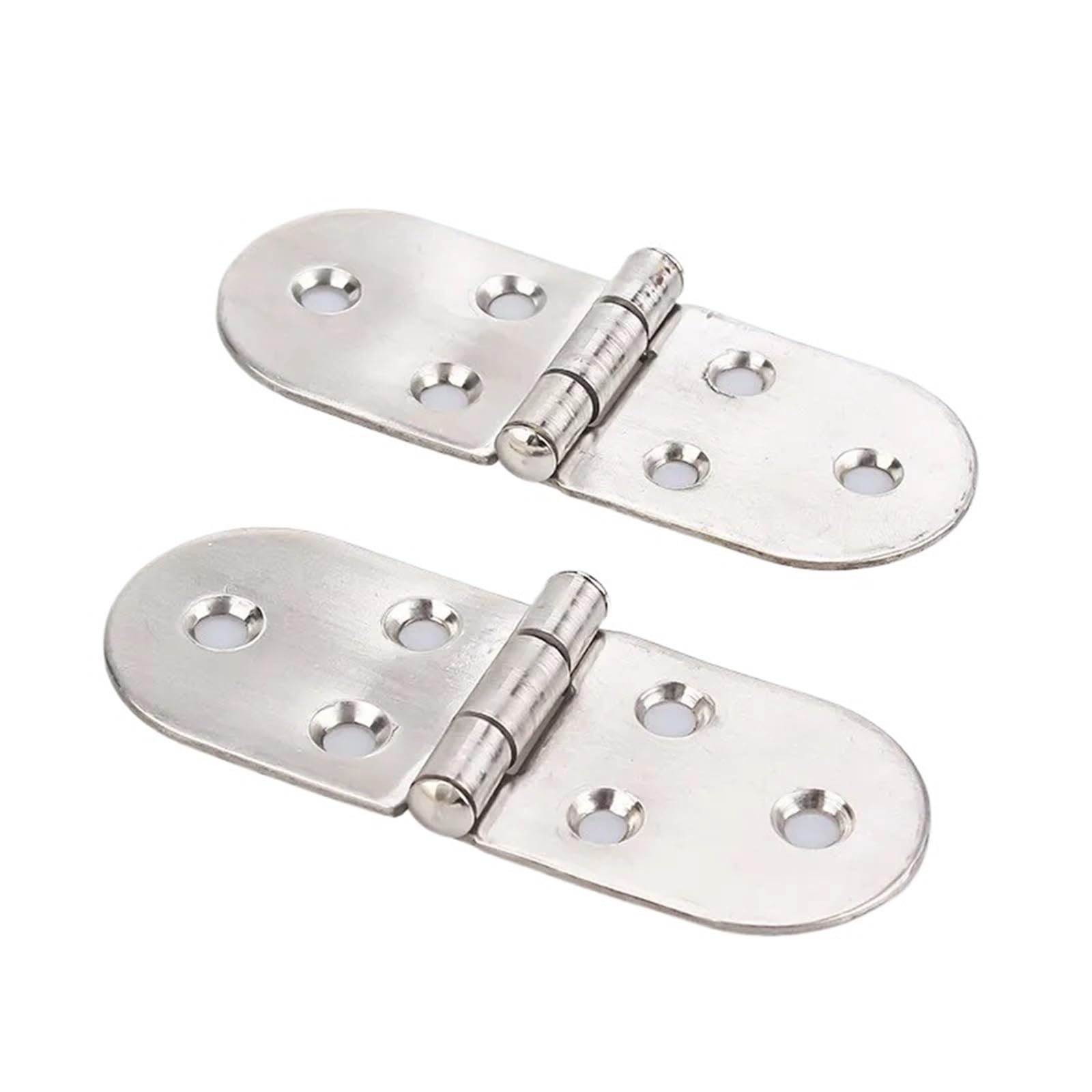 1PCS 201 Stainless Steel Flush Hinges 180 Degree Cabinet Door Hinges