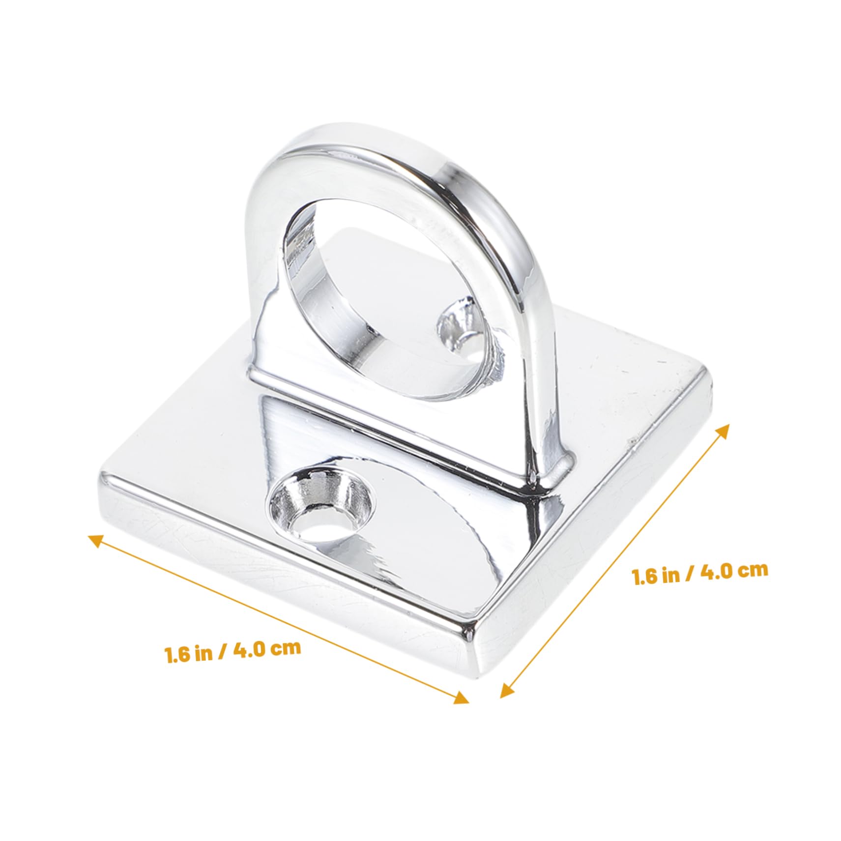 Cabilock Crowd Control Wall Barrier Suspended Ceiling Hooks Loop Wall Plate for Hanging Ropes Post Queue Line Barrier