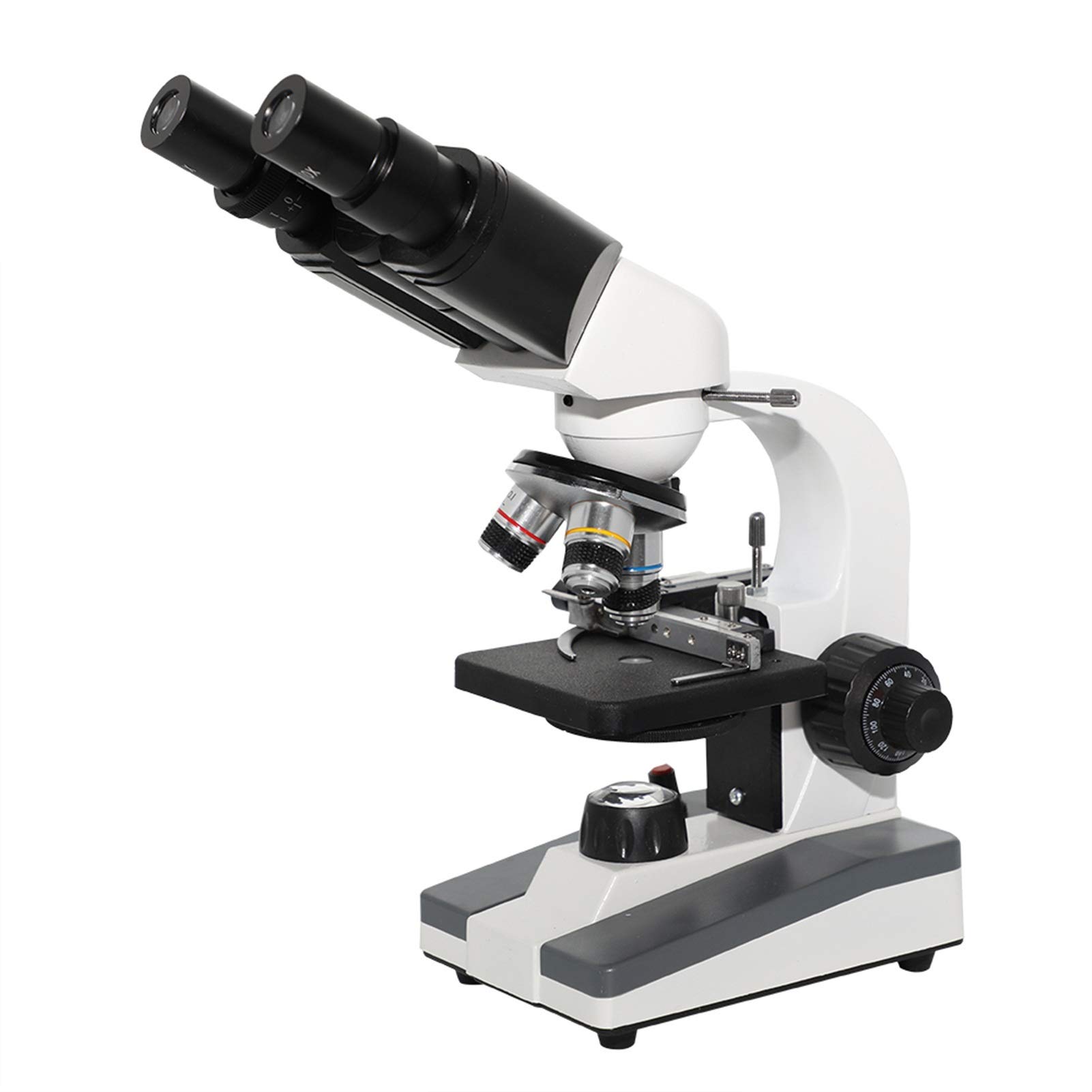 LNHHG Biological Microscope ，40X-640X Binocular for Students Teaching X-S-P116B