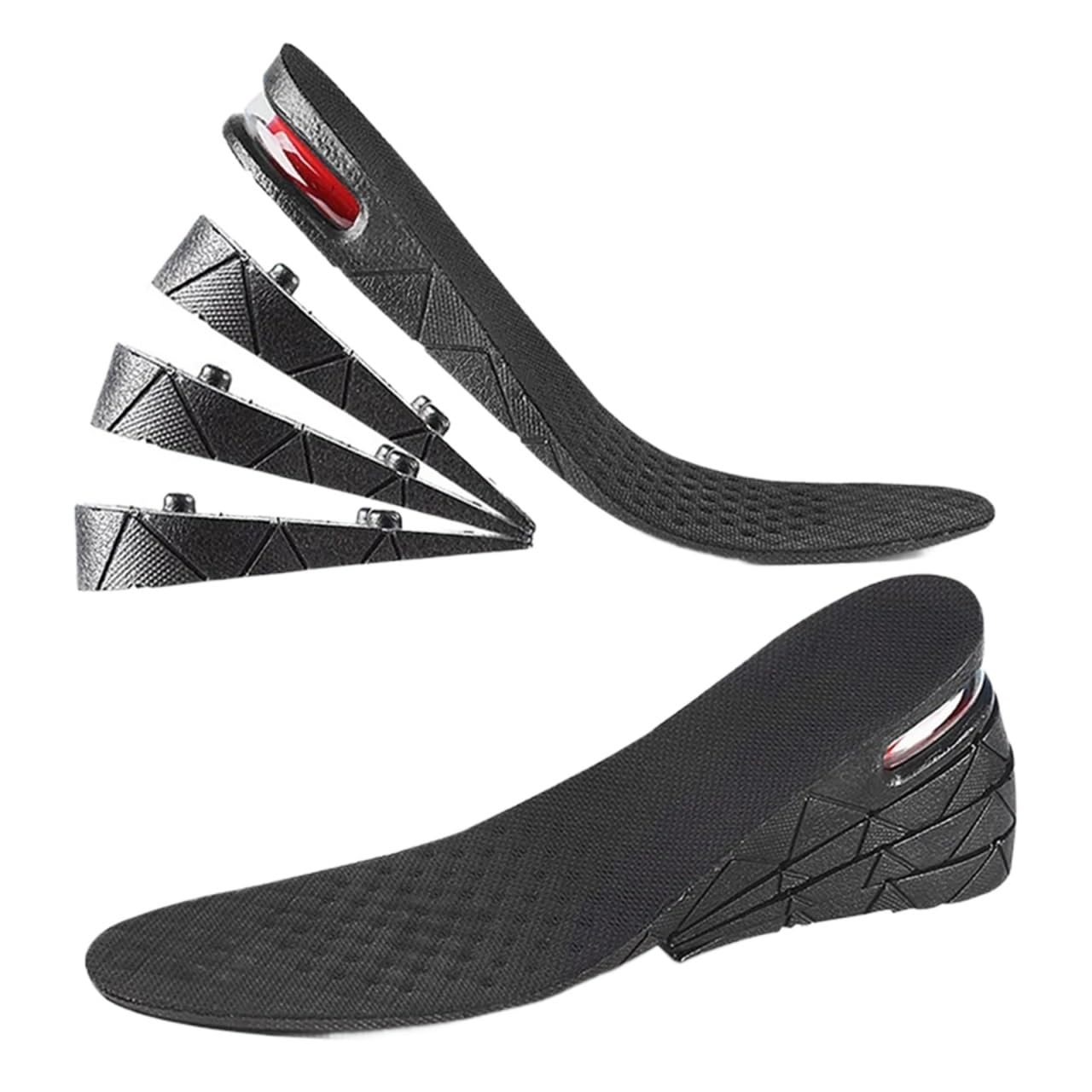 Semelles intérieures de talon amortissantes de 3cm | Support d'insertion réglable