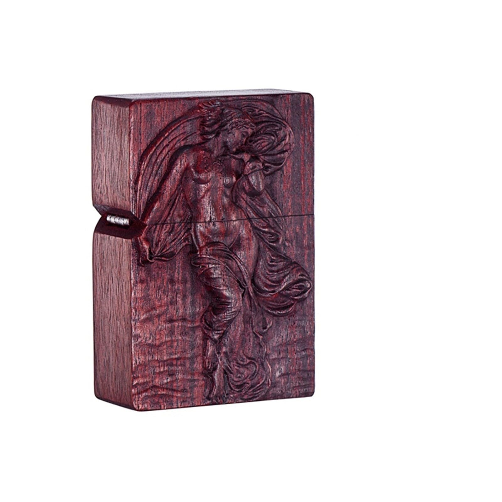 Briquet tempête au kérosène sculpté à la main avec doublure en cuivre pur et allumage de meule, rechargeable