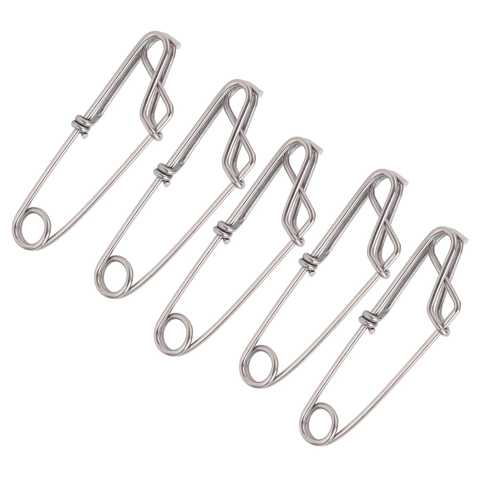 Longline Snap Clip, Anti Oxygen Gourd Shaped Rustproof Fishing Snap Clip for Freshwater (2.6 * 100MM)-image-24
