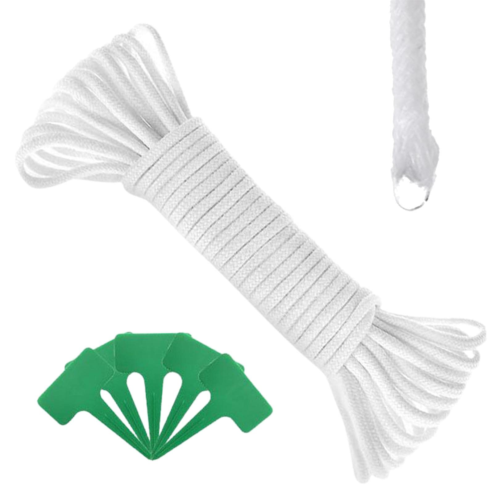 Voiakiu 60 Ft Watering Plants On Holiday - Self-Watering Capillary Wick Cable Holiday Plant Sitter, Diy Hydroponic Wicking Self-Watering Water System Device For Indoor