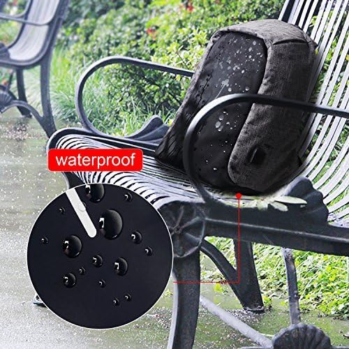 Water Resistant Laptop Backpack , Lightweight computer backpack with USB Charging Port large capacity for travel,business