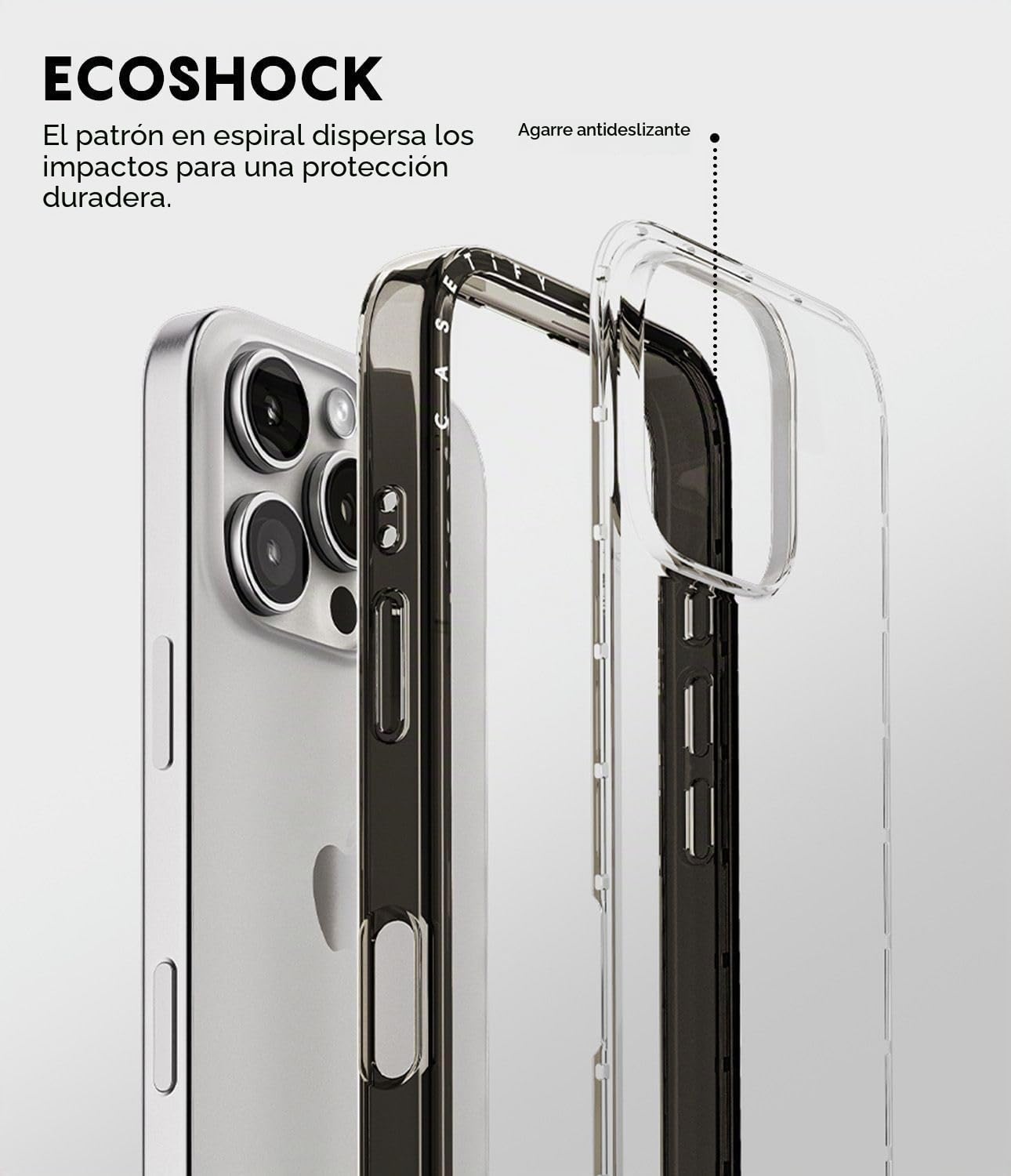 CASETiFY Funda compacta compatible con MagSafe para iPhone 16 Pro Max | Delgada y elegante | 4 pies de protección contra caídas de grado militar | I just want a little snack | Negro